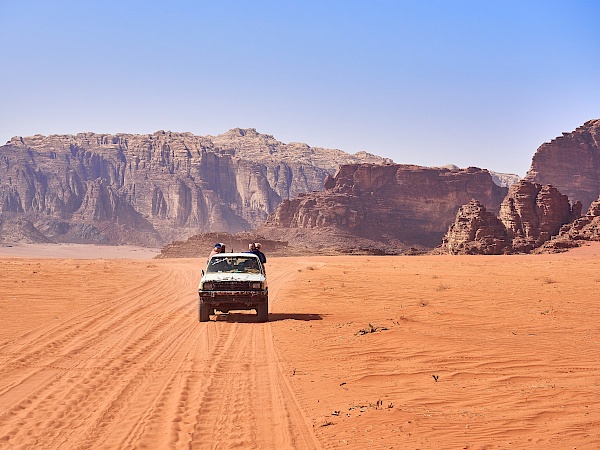 Fahrt ins Wadi Rum in Jordanien