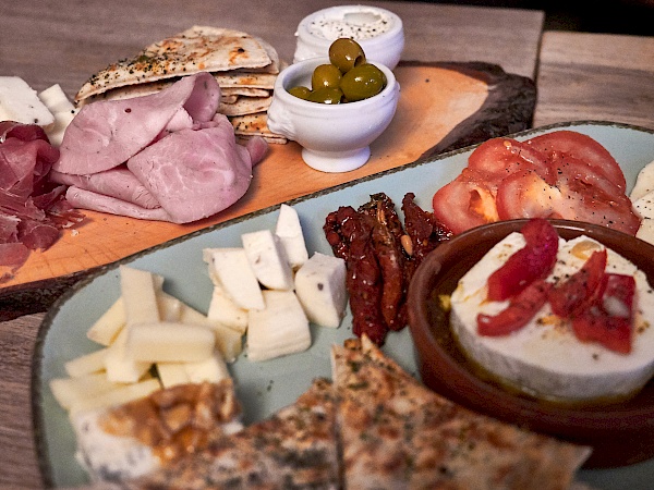 Essen im Picolo Pane im holländischen Viertel in Potsdam