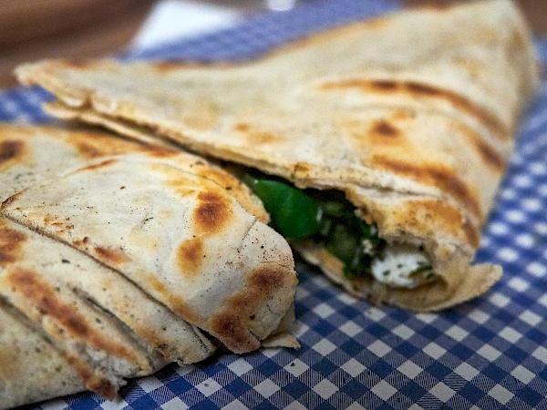 Essen im Picolo Pane im holländischen Viertel in Potsdam