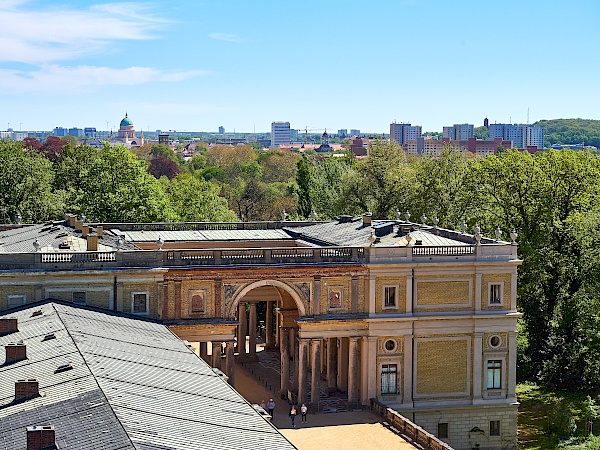 Aussicht vom Orangerieschloss in Potsdam