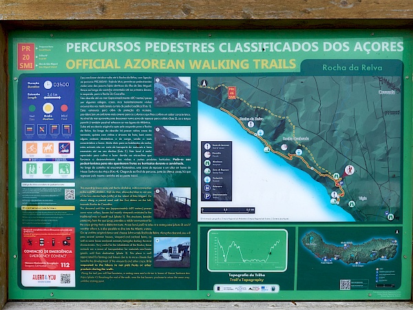 Wanderung zur Rocha da Relva auf São Miguel (Azoren)