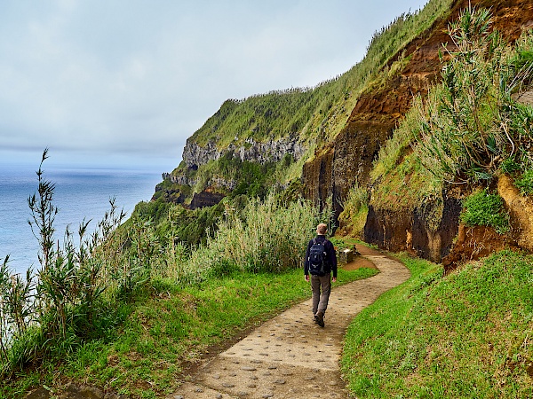 Wanderung zur Rocha da Relva auf São Miguel (Azoren)