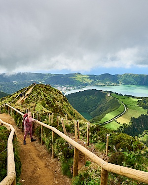 Wanderung zum Miradouro da Boca do Inferno auf São Miguel (Azoren)